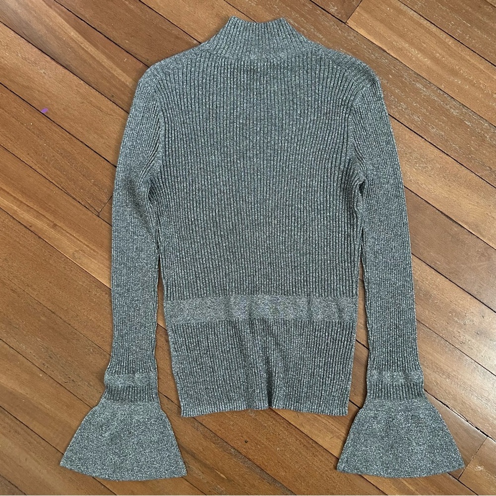 Veronica Beard Metallic Threads Turtleneck - image 7